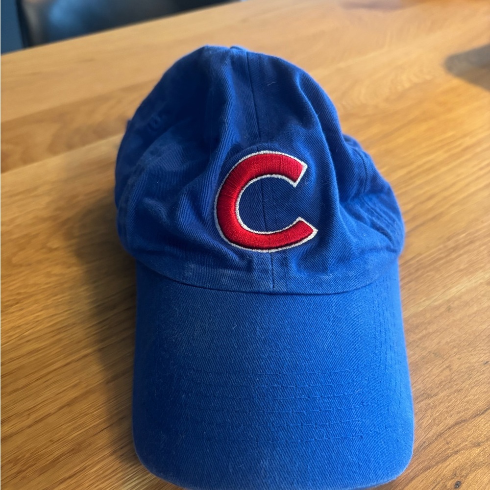 Chicago Cubs Blue Cap with Red Lettering